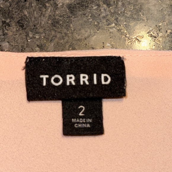 Torrid Peach Double Layer Chiffon Camisole - Picture 4 of 5